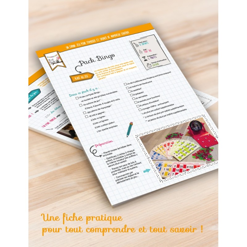 fiche pratique bingo