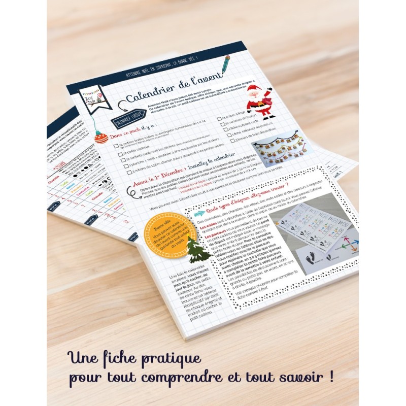 fiche pratique calendrier de l'avent ludique