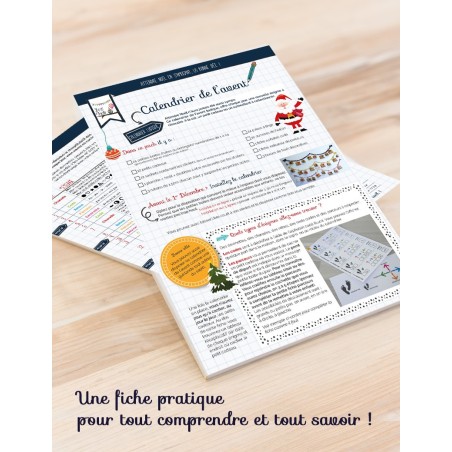 fiche pratique calendrier de l'avent ludique fiche pratique calendrier de l'avent ludique