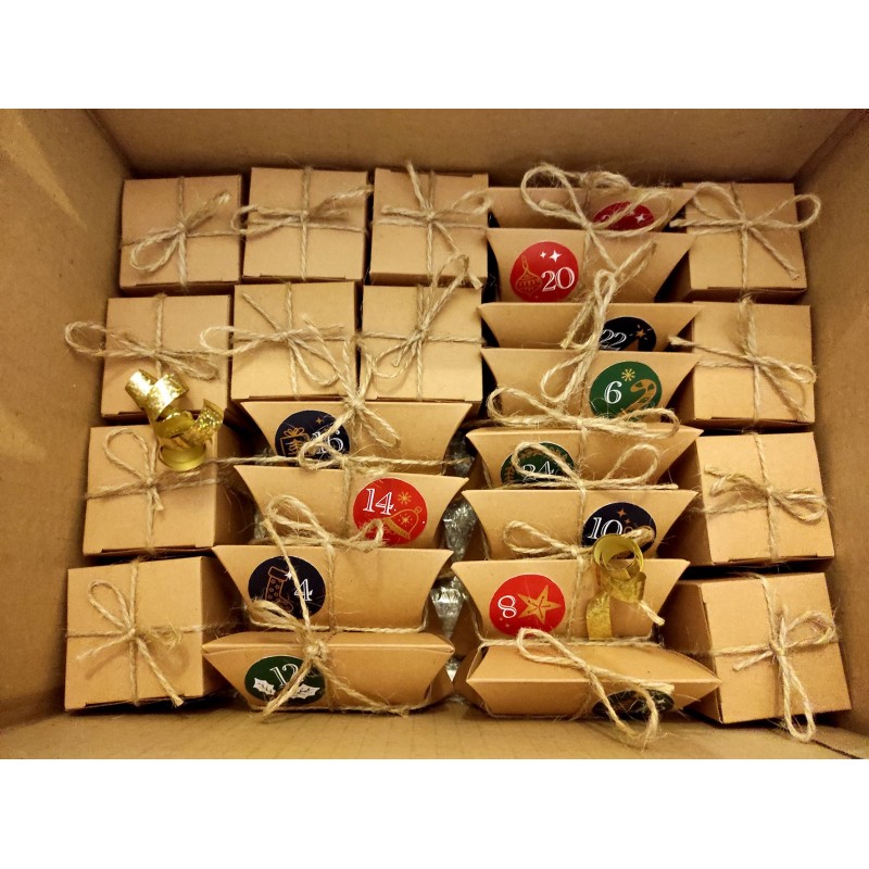 boites du calendrier de l'avent