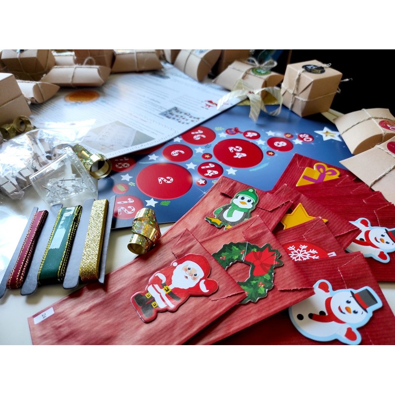 une box calendrier de l'avent très complète