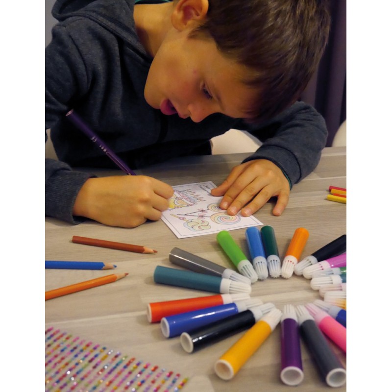 Décoration des cartes postales